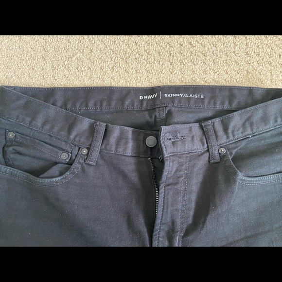Old Navy Black Skinny Jeans men’s size 36 - Picture 2 of 4